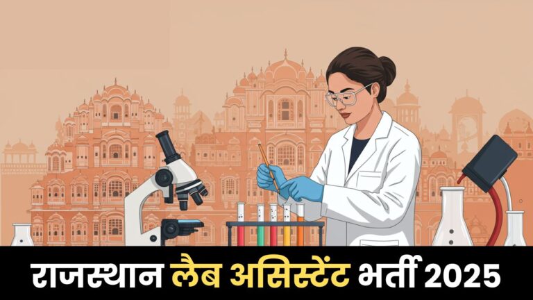 Rajasthan Lab Assistant Vacancy 2025
